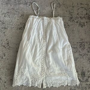 Knot Sisters Embroidered 100% cotton dress, small